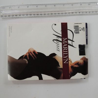 Maternity Tights Pantyhose, Pregnant Elastic Tights, Black.   medium